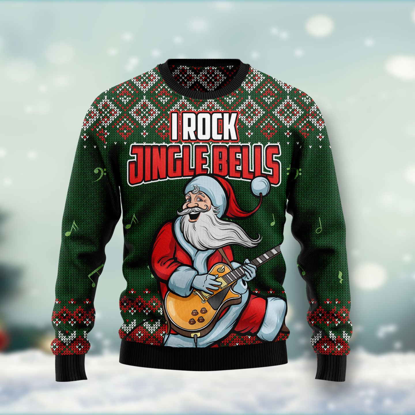 I rock Jingle Bells HT102801 Ugly Christmas Sweater