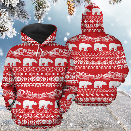 Christmas Polar Bear HZ111914 - All Over Print Unisex Hoodie