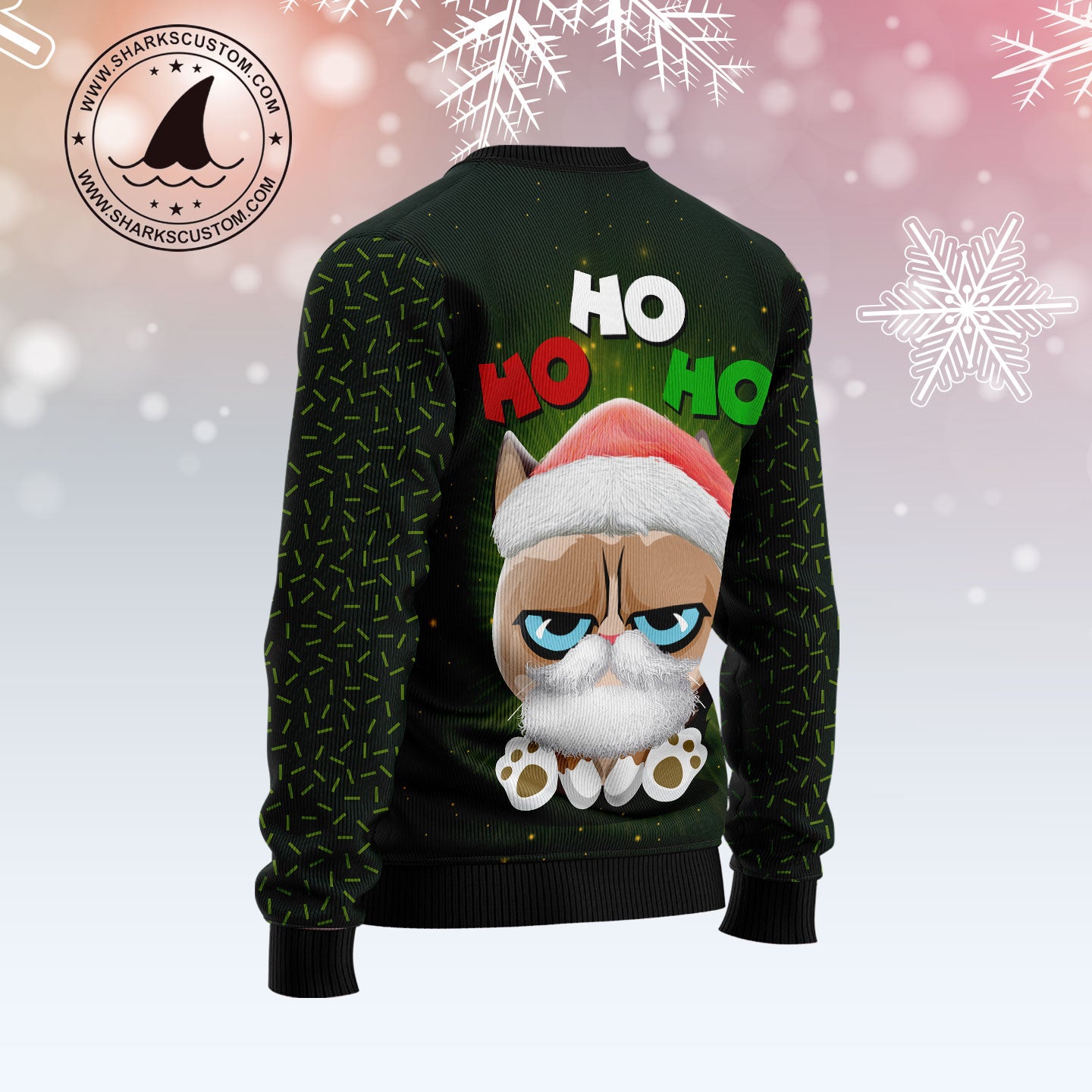 Grumpy Cat Hohoho TY2310 Ugly Christmas Sweater