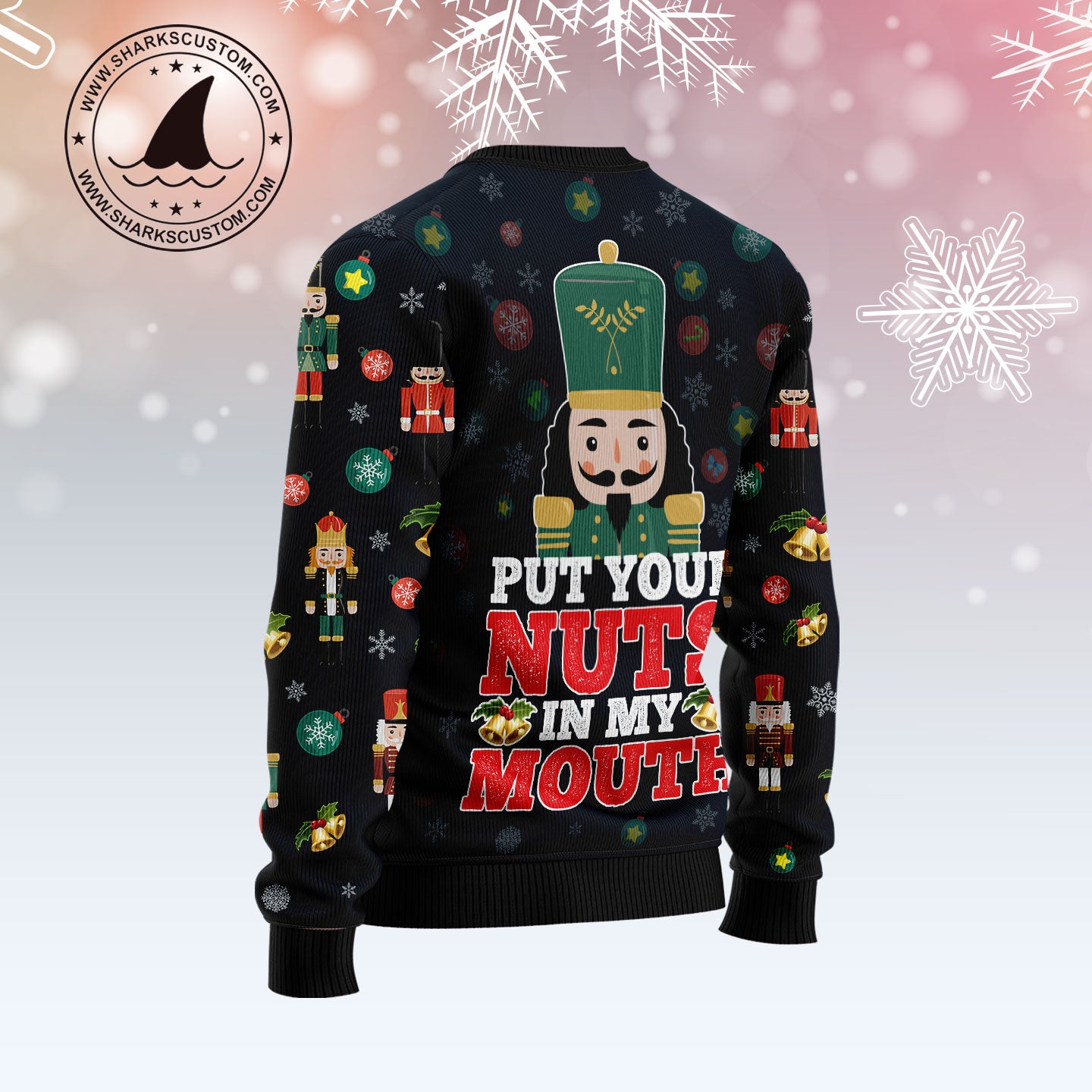 Put Your Nuts In My Mouth TY2610 Ugly Christmas Sweater