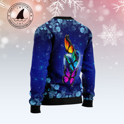 Butterfly Galaxy TY2810 Ugly Christmas Sweater