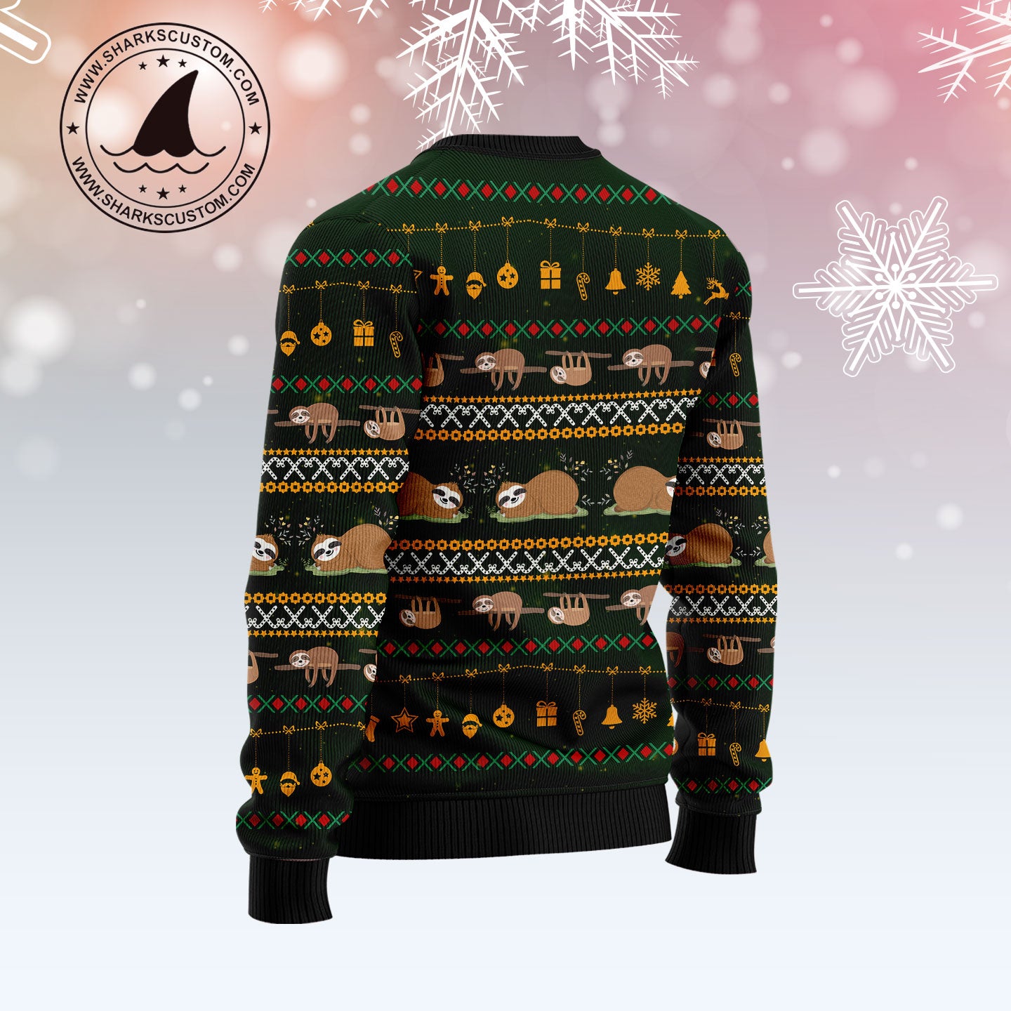 Sloth Christmas Tree TY3010 Ugly Christmas Sweater