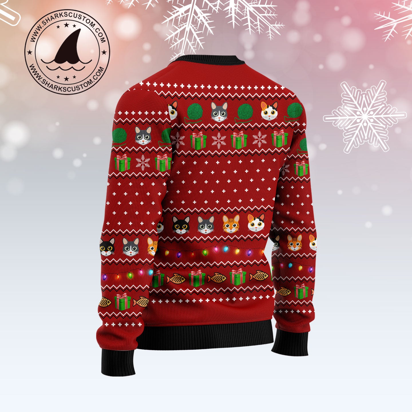 Cat Light TY0211 Ugly Christmas Sweater