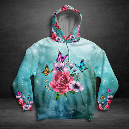 Butterfly Flower TY1311 - All Over Print Unisex Hoodie