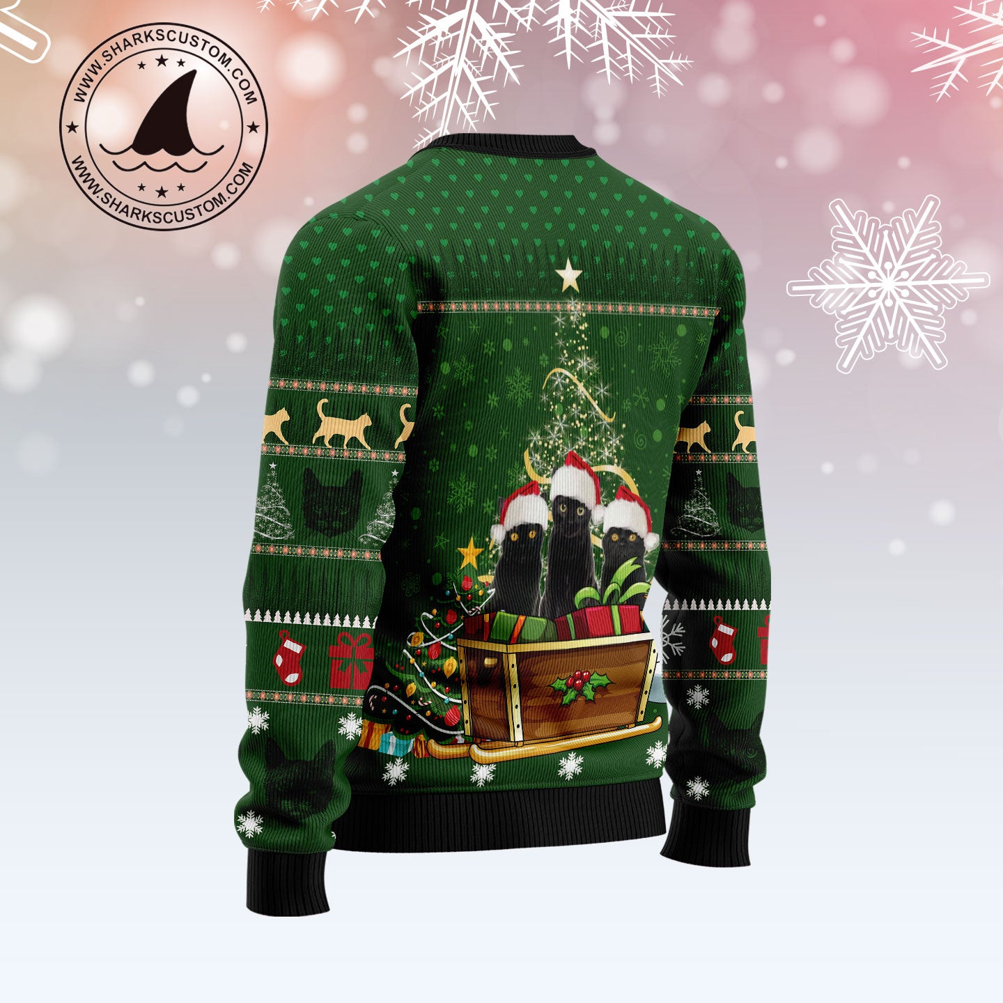 Black Cat Group Xmas TY0812 Ugly Christmas Sweater