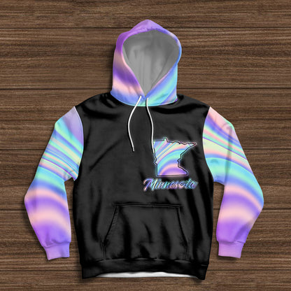 Amazing Light Minnesota HZ113023 unisex womens & mens, couples matching, friends, funny family sublimation 3D hoodie christmas holiday gifts (plus size available)