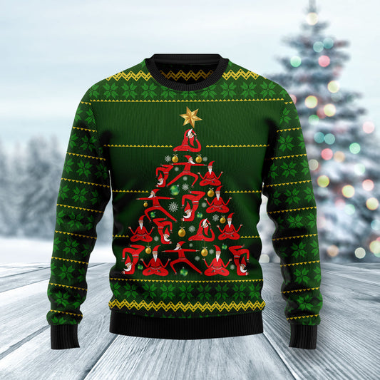Yoga Christmas HZ102111 Ugly Christmas Sweater