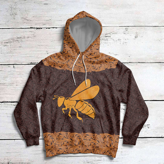Awesome Bee HZ121613 unisex womens & mens, couples matching, friends, funny family sublimation 3D hoodie christmas holiday gifts (plus size available)