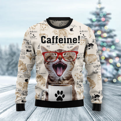 Cat Caffeine HT103013 Ugly Christmas Sweater