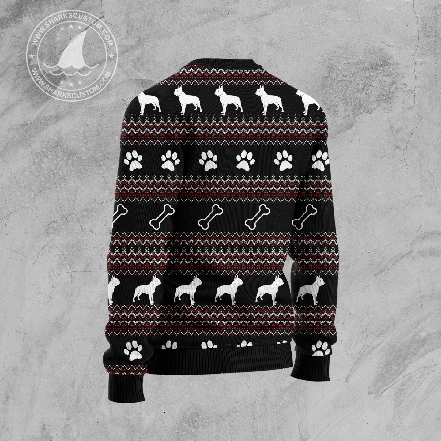 If You Don't Own One You'll Never Understand Boston Terrier HT100510 Ugly Christmas Sweater