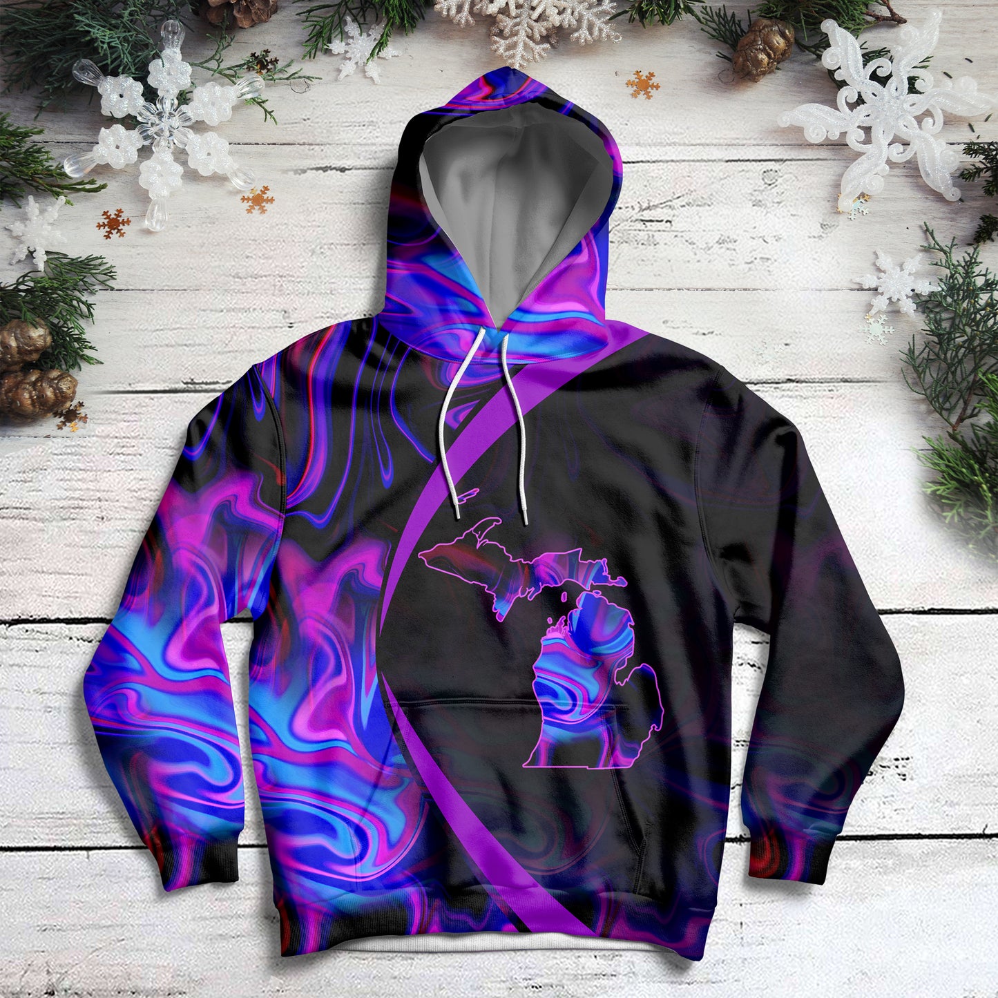 Amazing Michigan HZ100242 - All Over Print Unisex Hoodie