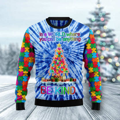 Autism Christmas Tree HZ121002 Ugly Christmas Sweater