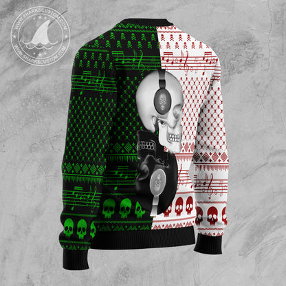 Skull Yinyang D2610 Ugly Christmas Sweater