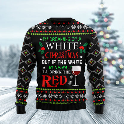 I'm Dreaming Of A White Christmas HZ102308 Ugly Christmas Sweater