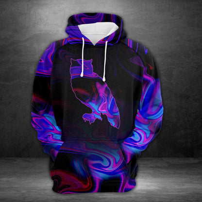 Amazing Owl H1639 - All Over Print Unisex Hoodie unisex womens & mens, couples matching, friends, funny family christmas holiday hoodie gifts (plus size available)