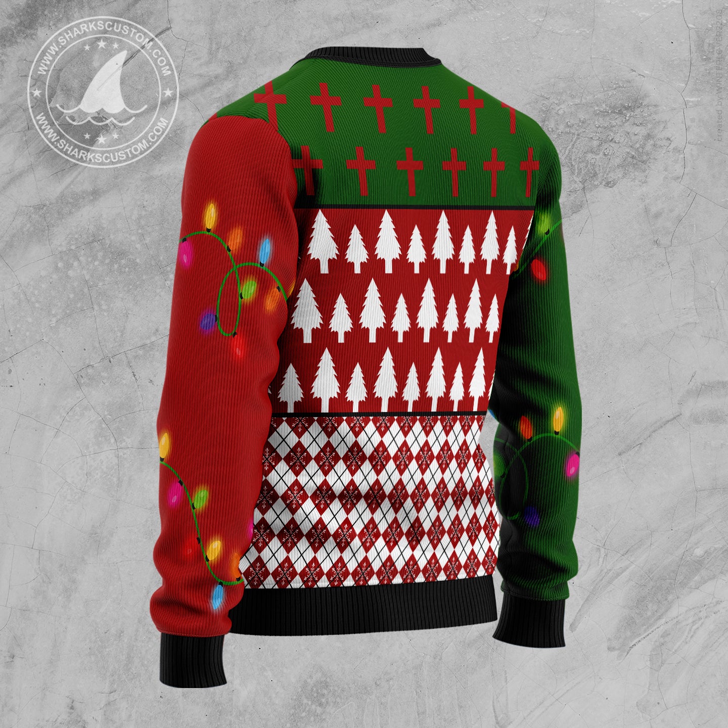 Collie Hohoho D2610 Ugly Christmas Sweater