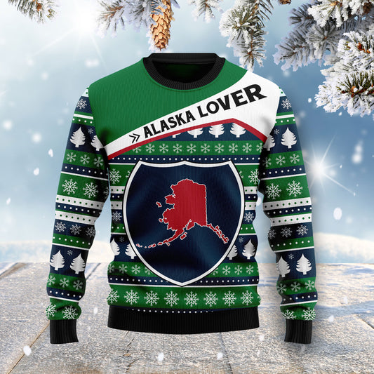 Alaska Lover HZ101604 Ugly Christmas Sweater
