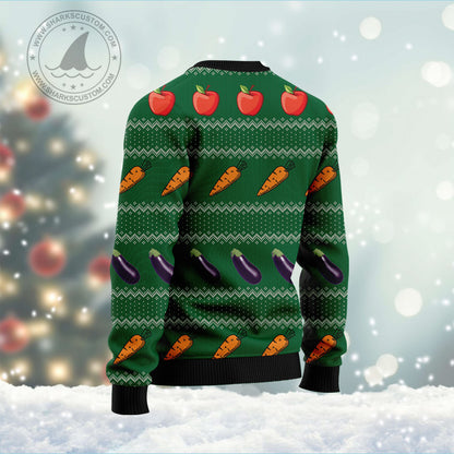 Merry Vegan Christmas HT101310 Ugly Christmas Sweater