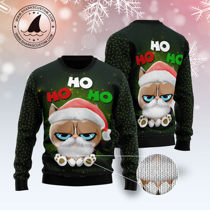 Grumpy Cat Hohoho TY2310 Ugly Christmas Sweater