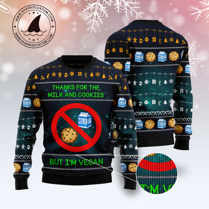 Vegan Thanks TY2710 Ugly Christmas Sweater