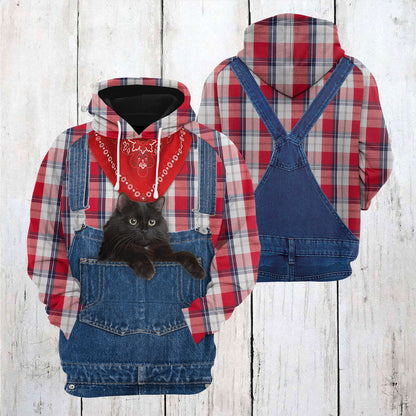 Black Cat Farm T0311 - All Over Print Unisex Hoodie