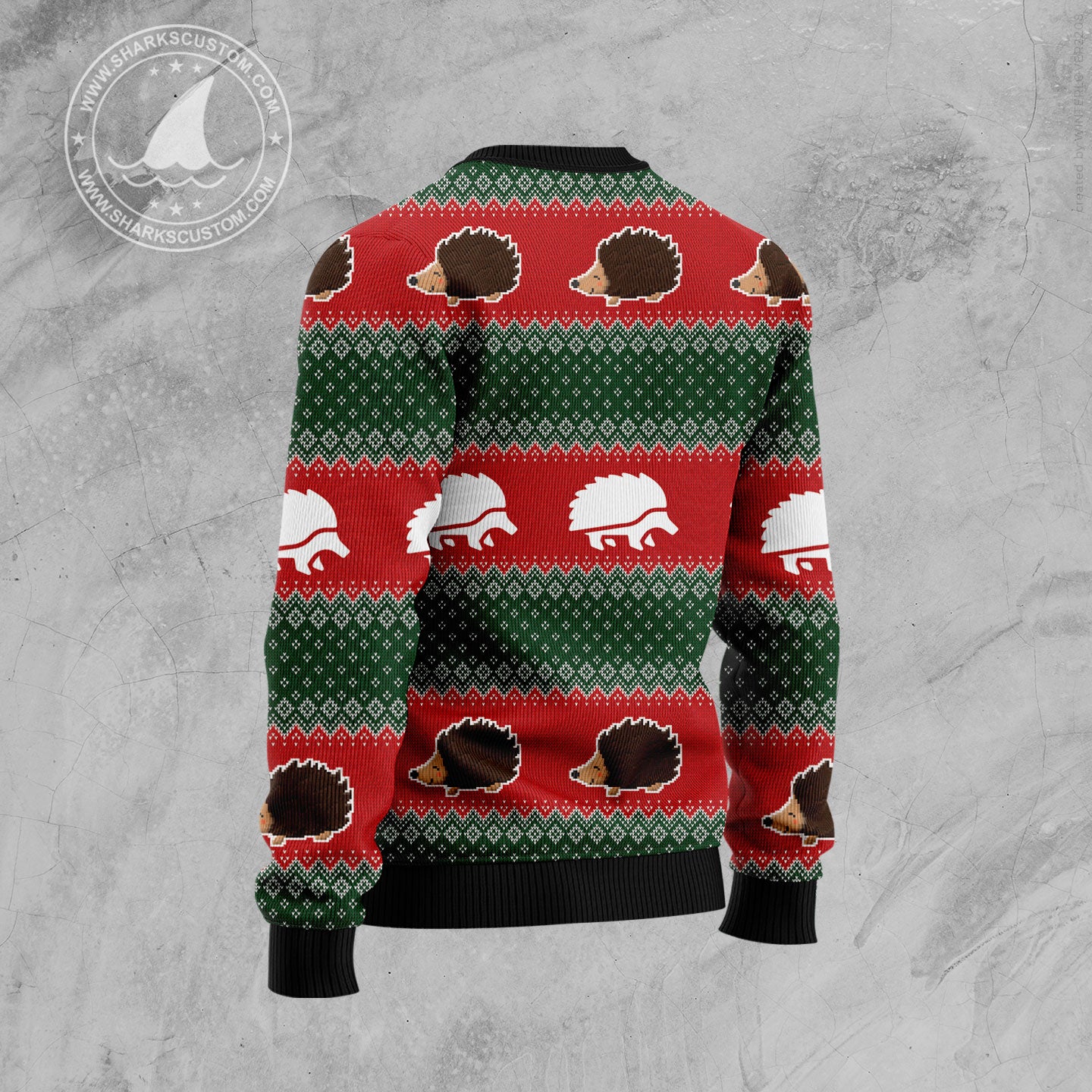 I Have A Furry Character Like A Hedgehog HT100608 Ugly Christmas Sweater