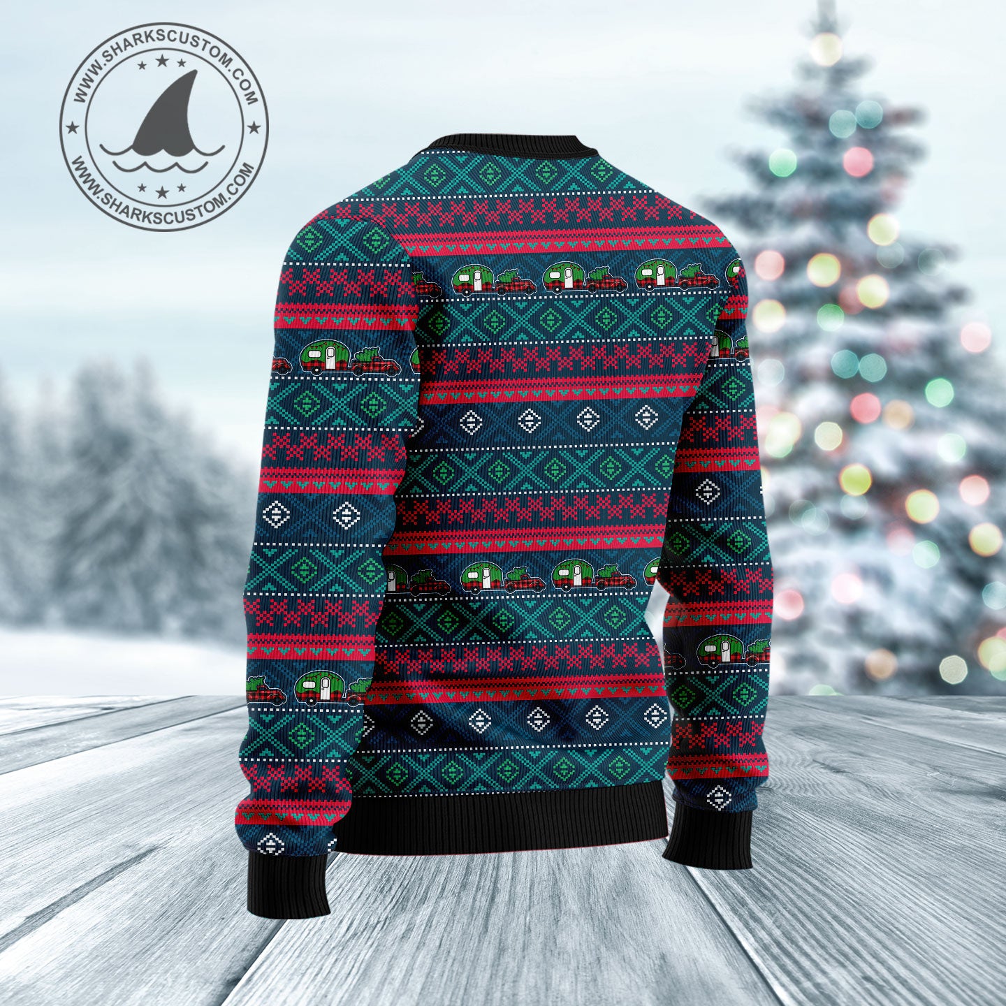 Caravan Home is where you park it HT021107 Ugly Christmas Sweater