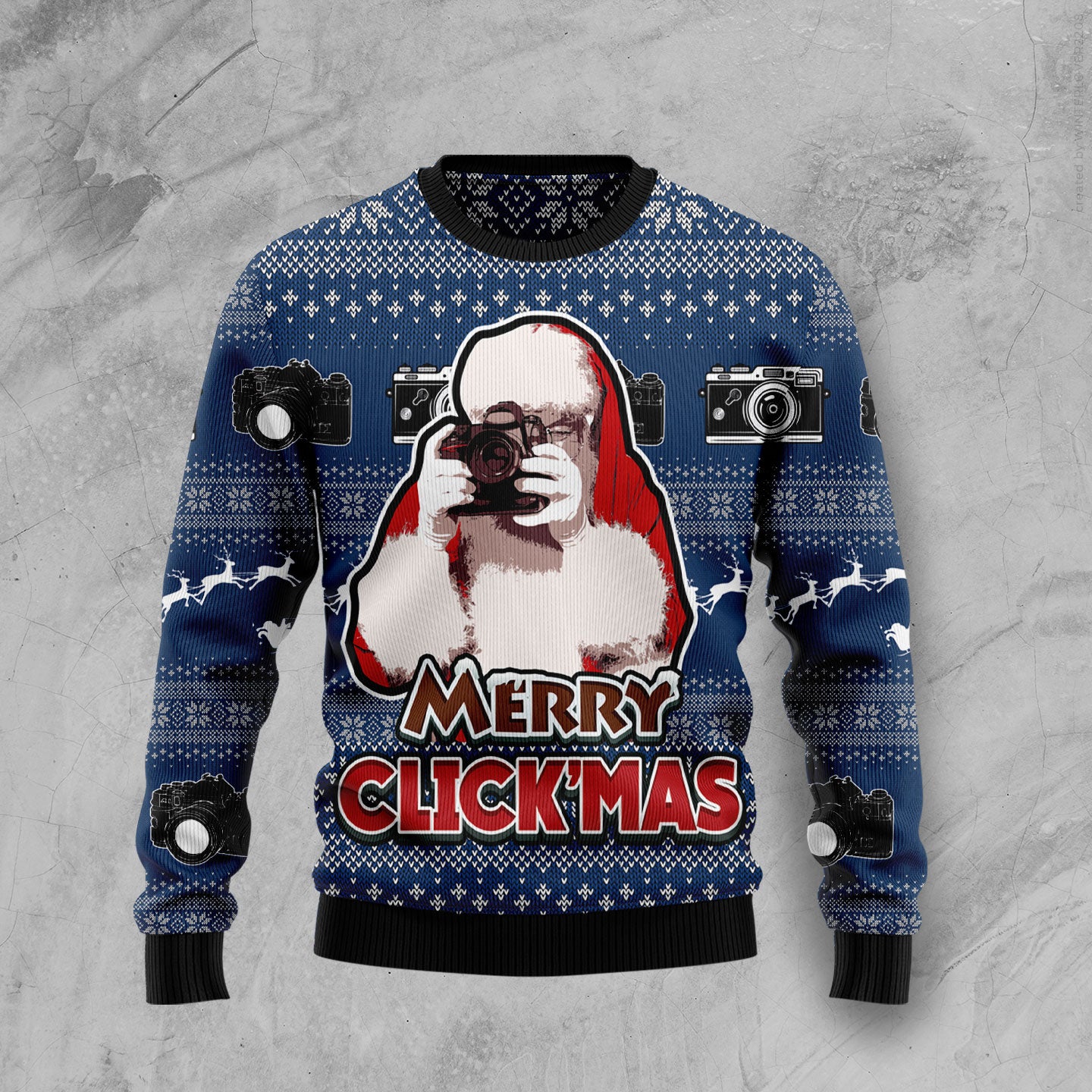 Merry Clickmas HT100911 Ugly Christmas Sweater