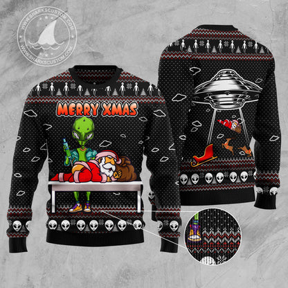 Alien Merry xmas HT100609 Ugly Christmas Sweater