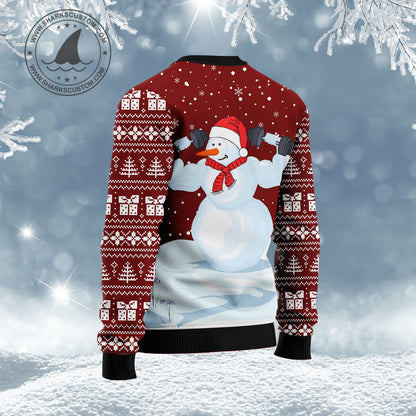 Snowman Christmas HT041224 Ugly Christmas Sweater unisex womens & mens, couples matching, friends, funny family ugly christmas holiday sweater gifts (plus size available)