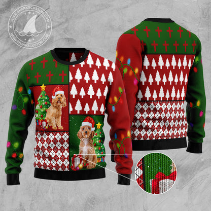 Cockapoo Hohoho D2610 Ugly Christmas Sweater