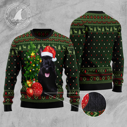 Scottish Terrier Cute Christmas D2610 Ugly Christmas Sweater