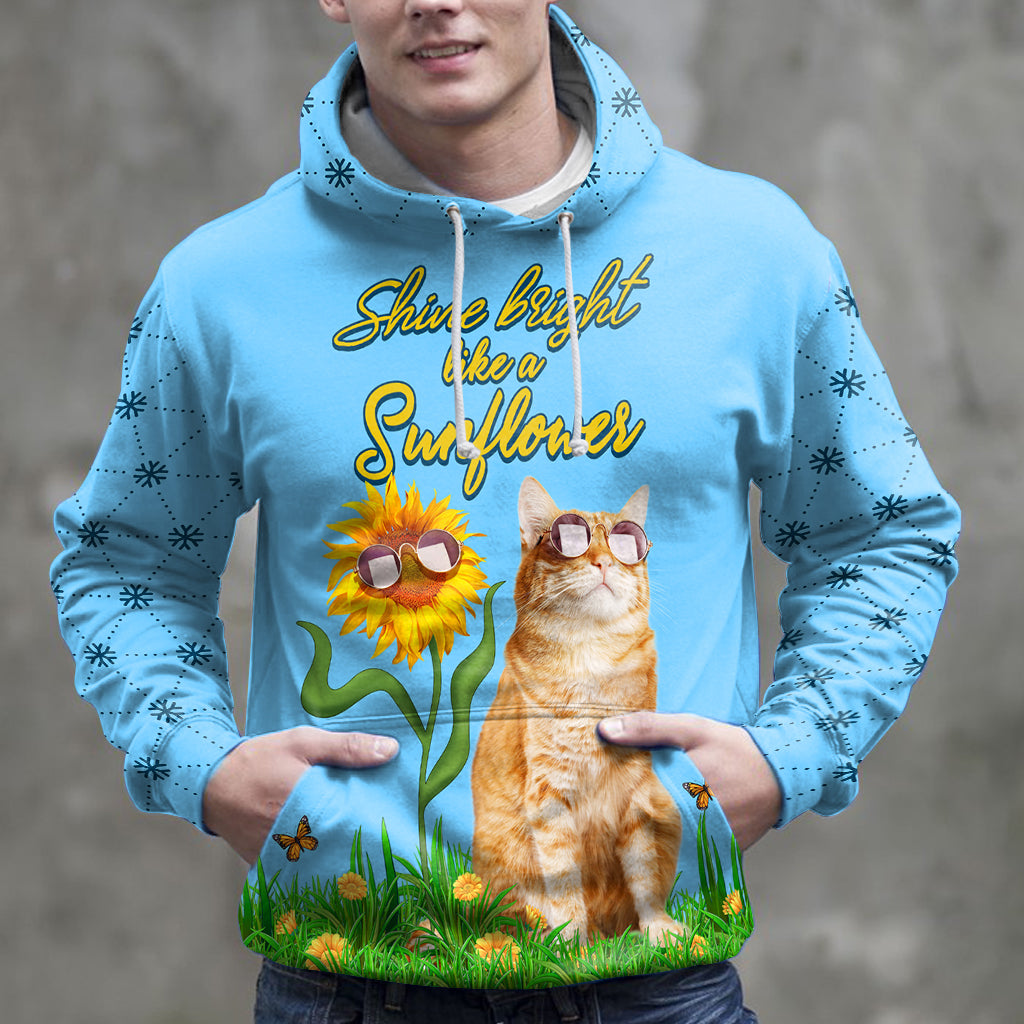 Shine Bright Like A Sunflower HZ111912 - All Over Print Unisex Hoodie