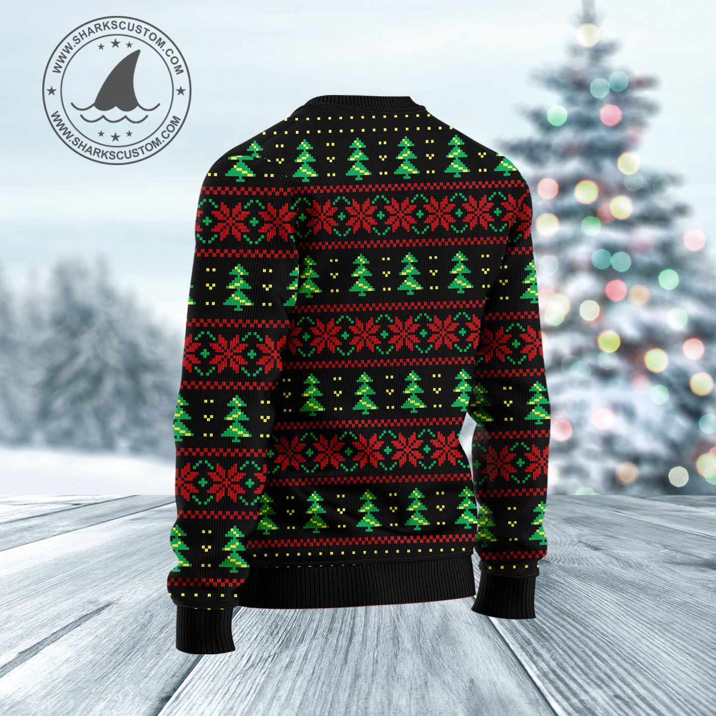 Santa Claus Merry Dartsmas HT103001 Ugly Christmas Sweater