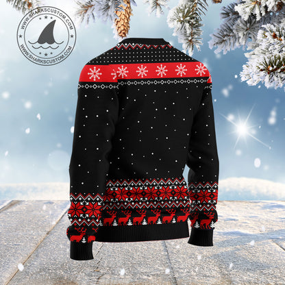 Dashing Through the No HT041115 Ugly Christmas Sweater