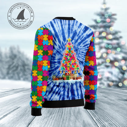 Autism Christmas Tree HZ121002 Ugly Christmas Sweater