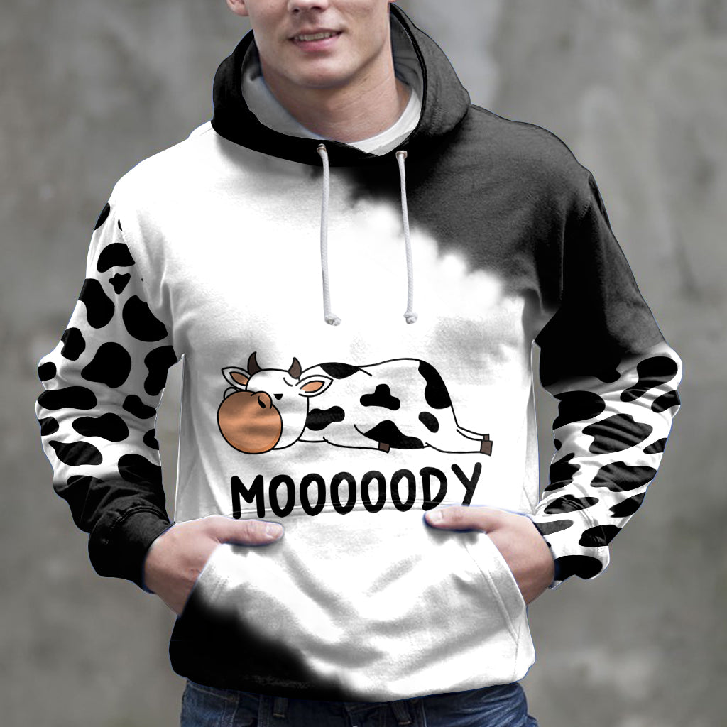 Cow Mooody HT161121 - All Over Print Unisex Hoodie