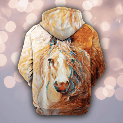 Unbridled Horse 3D HZ112303 - All Over Print Unisex Hoodie