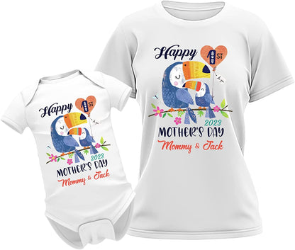 Happy First Mother's Day Toucan Bird Matching Outfit