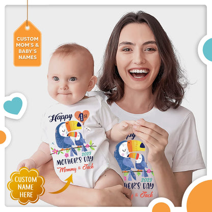 Happy First Mother's Day Toucan Bird Matching Outfit