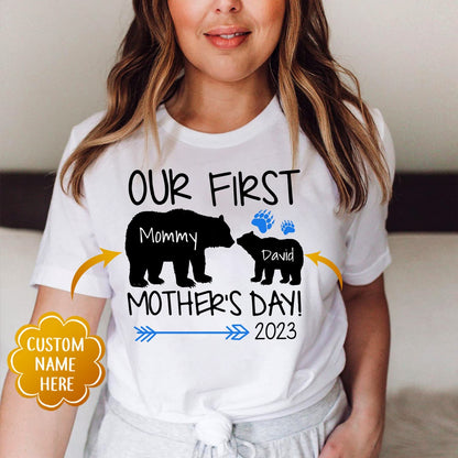 Our First Mother's Day Bear Matching Outfit