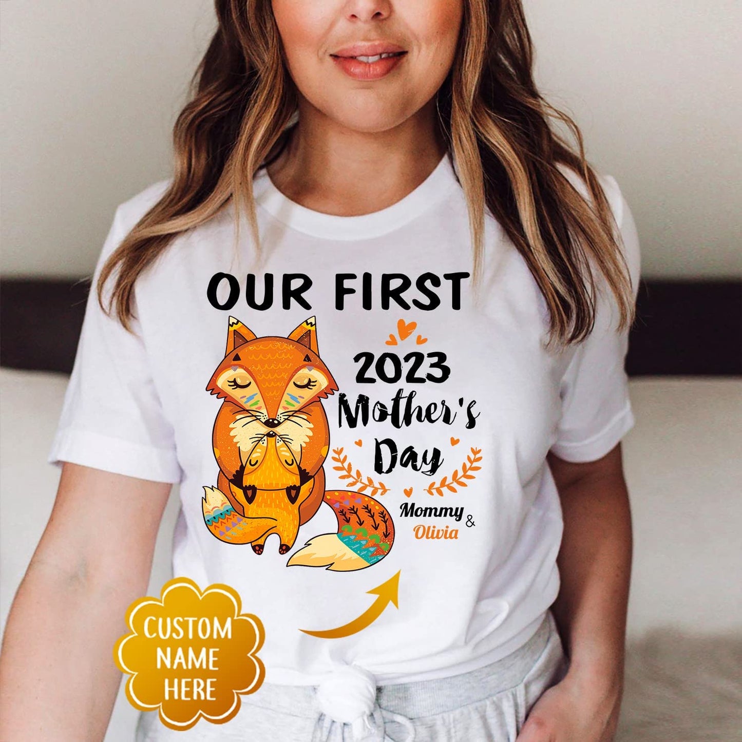 Our First Mother's Day Fox Matching Outfit