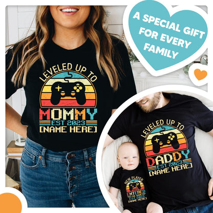 Game New Parents And Baby Matching Family Shirts Set