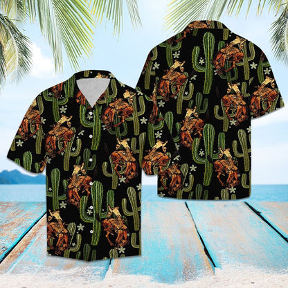 Cowboy Cactus Matching Hawaiian Outfit