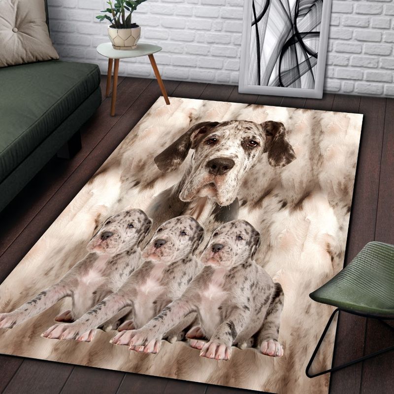 Awesome Great Dane - Rectangle Rug