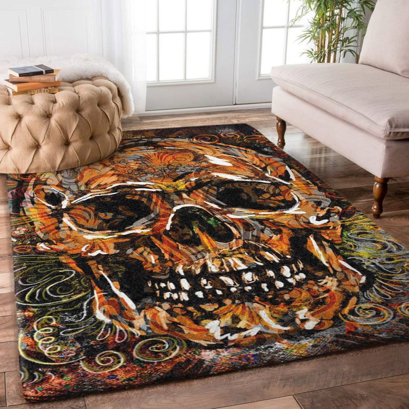 Awesome Skull Art - Rectangle Rug