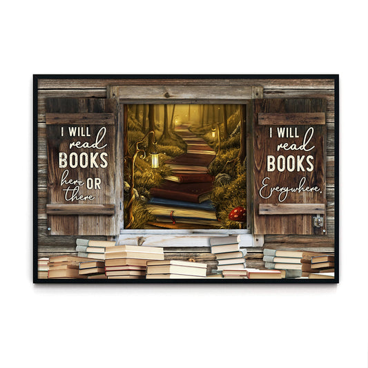 Book I Will Read Books - Personalizedwitch Poster  For Bookworm