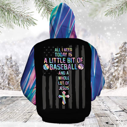 Baseball Faith Hope Love TG51117 - All Over Print Unisex Hoodie