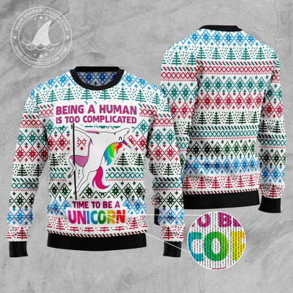 Be A Unicorn TG5115 Ugly Christmas Sweater