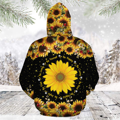 Bee Kind TG5124 unisex womens & mens, couples matching, friends, bee lover, funny family sublimation 3D hoodie christmas holiday gifts (plus size available)